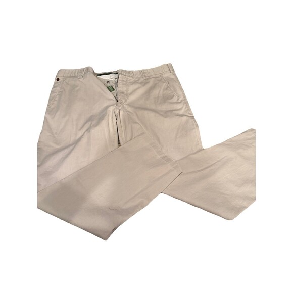 Meyer Exclusive Bonn Chino Pants Men GR 54 W36 L28 Cotton Blend Camel Tan Logo - Picture 4 of 7